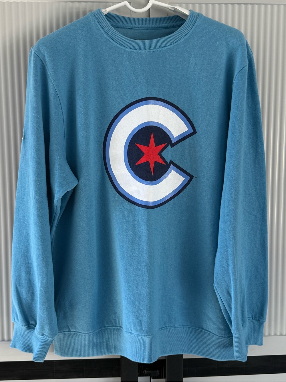 Chicago Cubs Stitches Blue Crewneck Sweatshirt Men’s/Unisex Medium